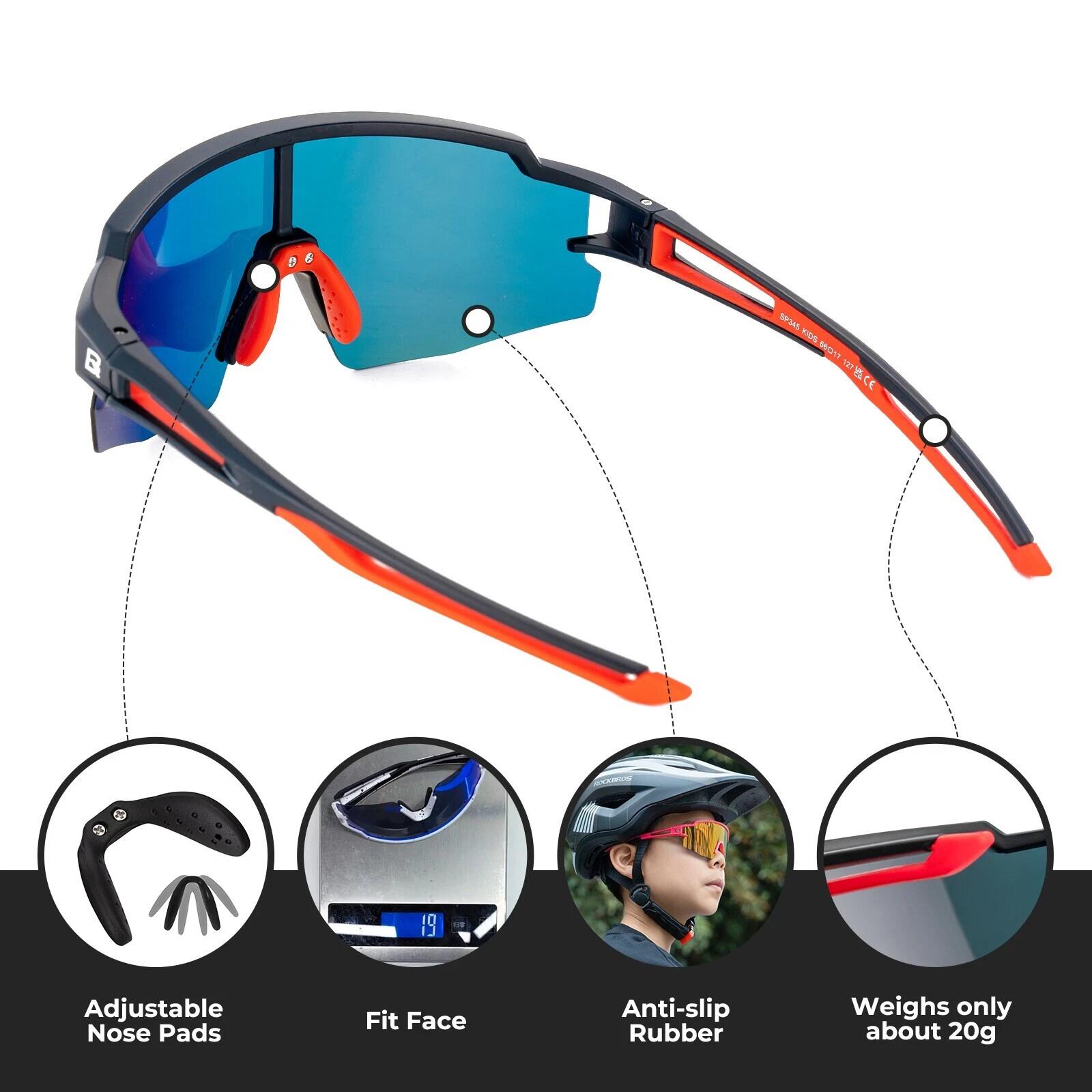 ROCKBROS Polarisierte Fahrradbrille für Kinder 2/6