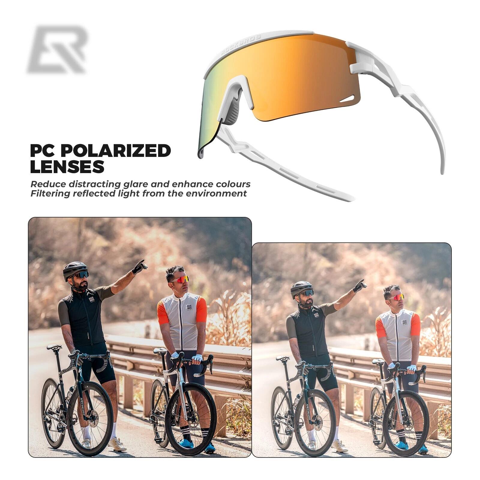ROCKBROS Photochromic Fahrradbrille UV Schutz 4/7