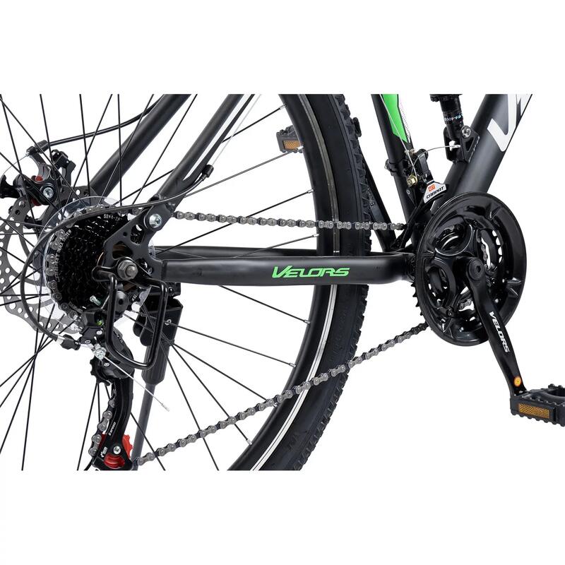 Bicicletă MTB cu suspensie integrala Matador 21v Negru/Verde