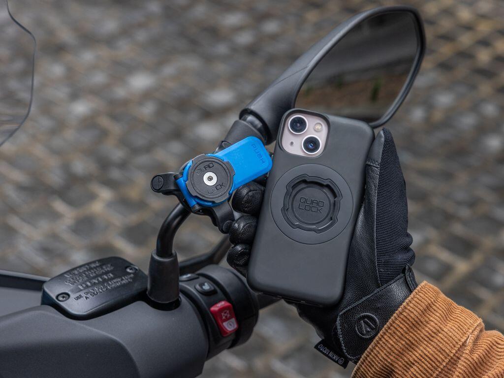 Supporto per specchietto Quad Lock per moto/scooter 2/4