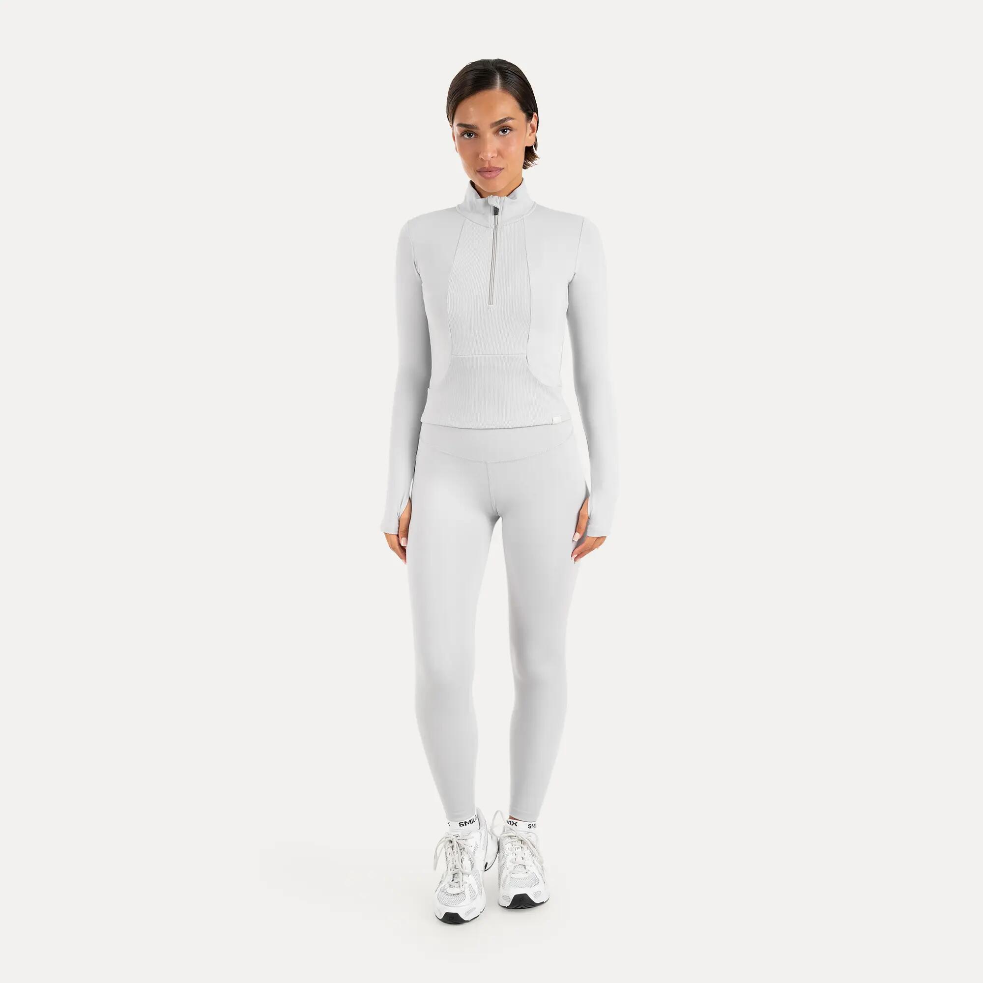 Damen Sweater Half Zip Naveya Grau 4/6