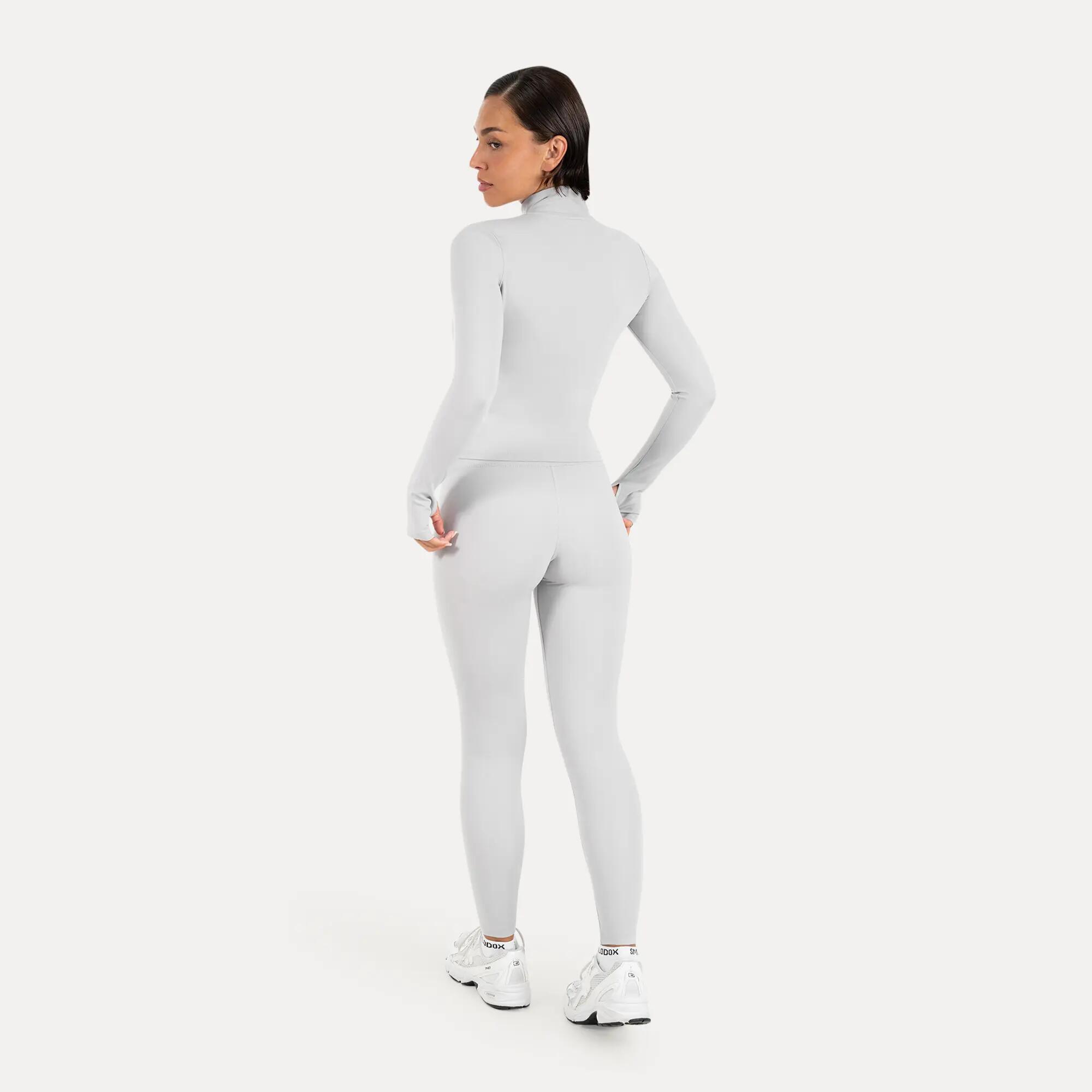 Damen Sweater Half Zip Naveya Grau 3/6