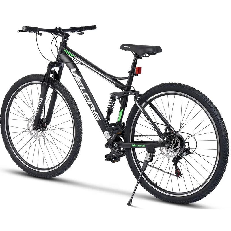 Bicicletă MTB cu suspensie integrala Matador 21v Negru/Verde