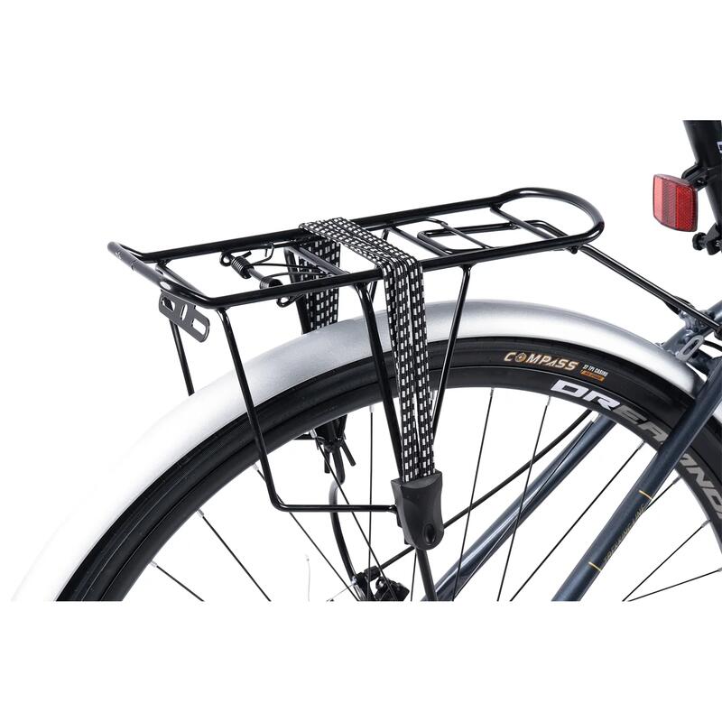 Bicicletă MTB semi-rigidă Roadster City 21v Gri/Alb