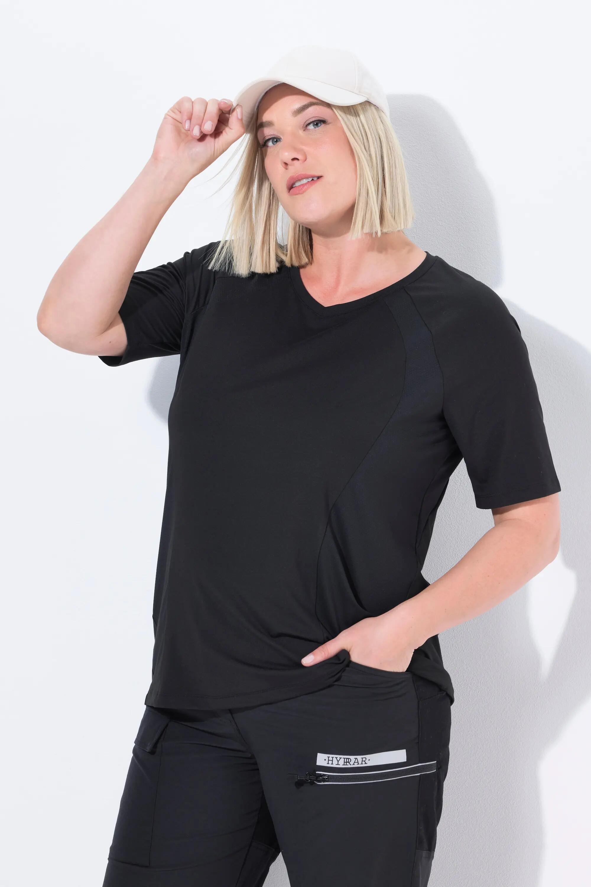 Damen Funktionsshirt schnelltrocknend Halbarm recycelt 6/7