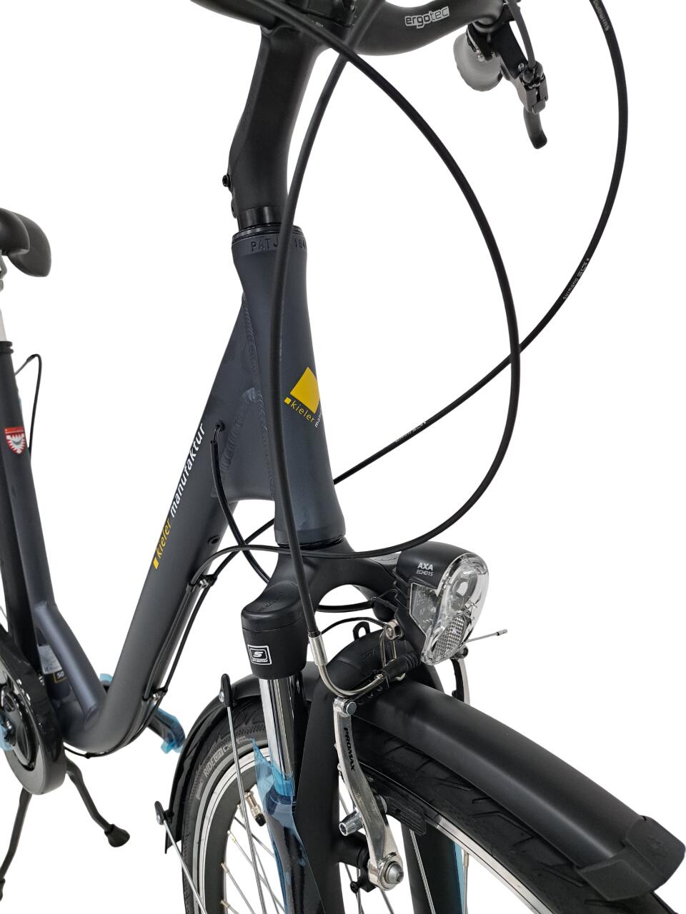 Gereviseerde Kieler-stadsfiets - 28 inch, M, grijs 7/7