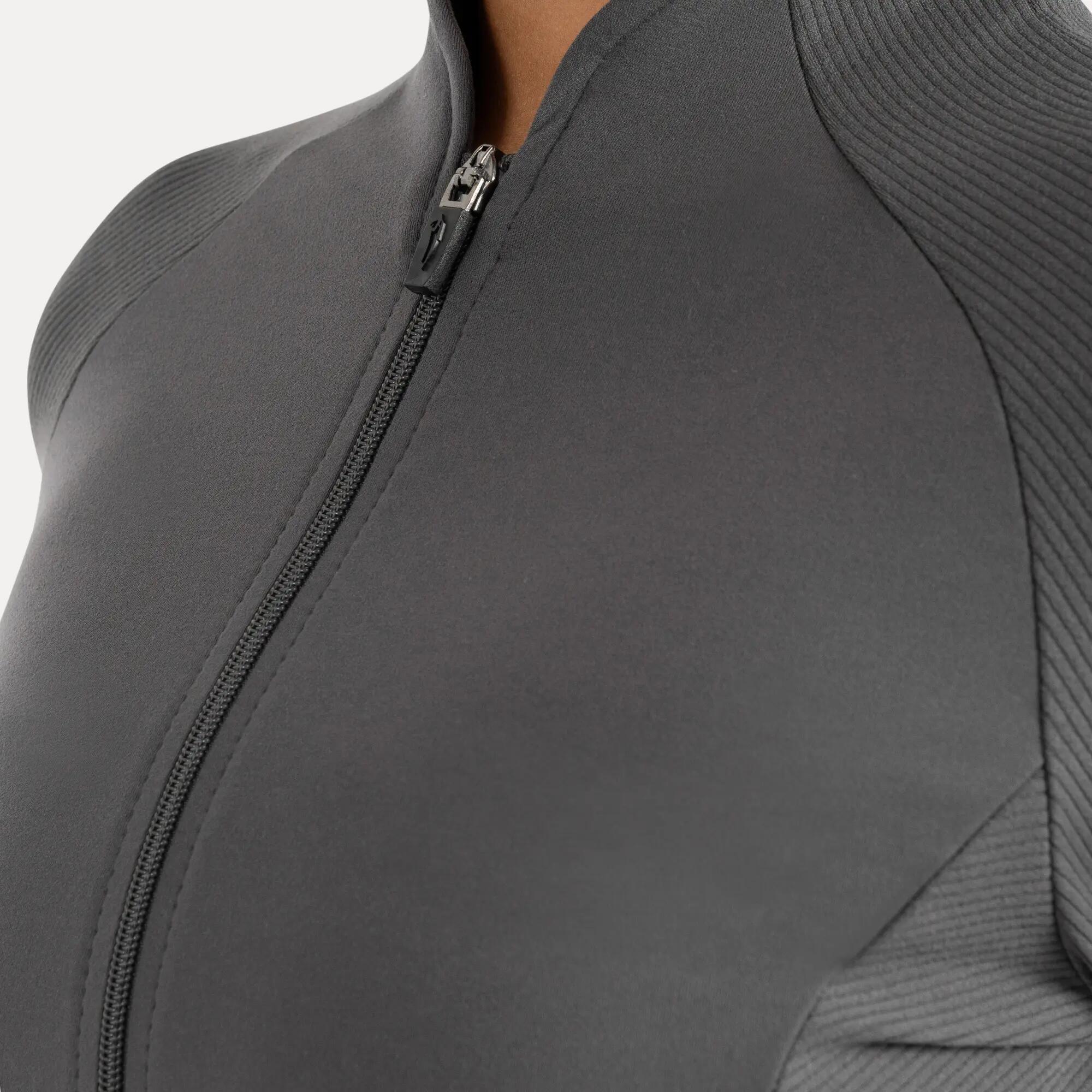 Damen Trainingsjacke Solvea Anthrazit 5/6