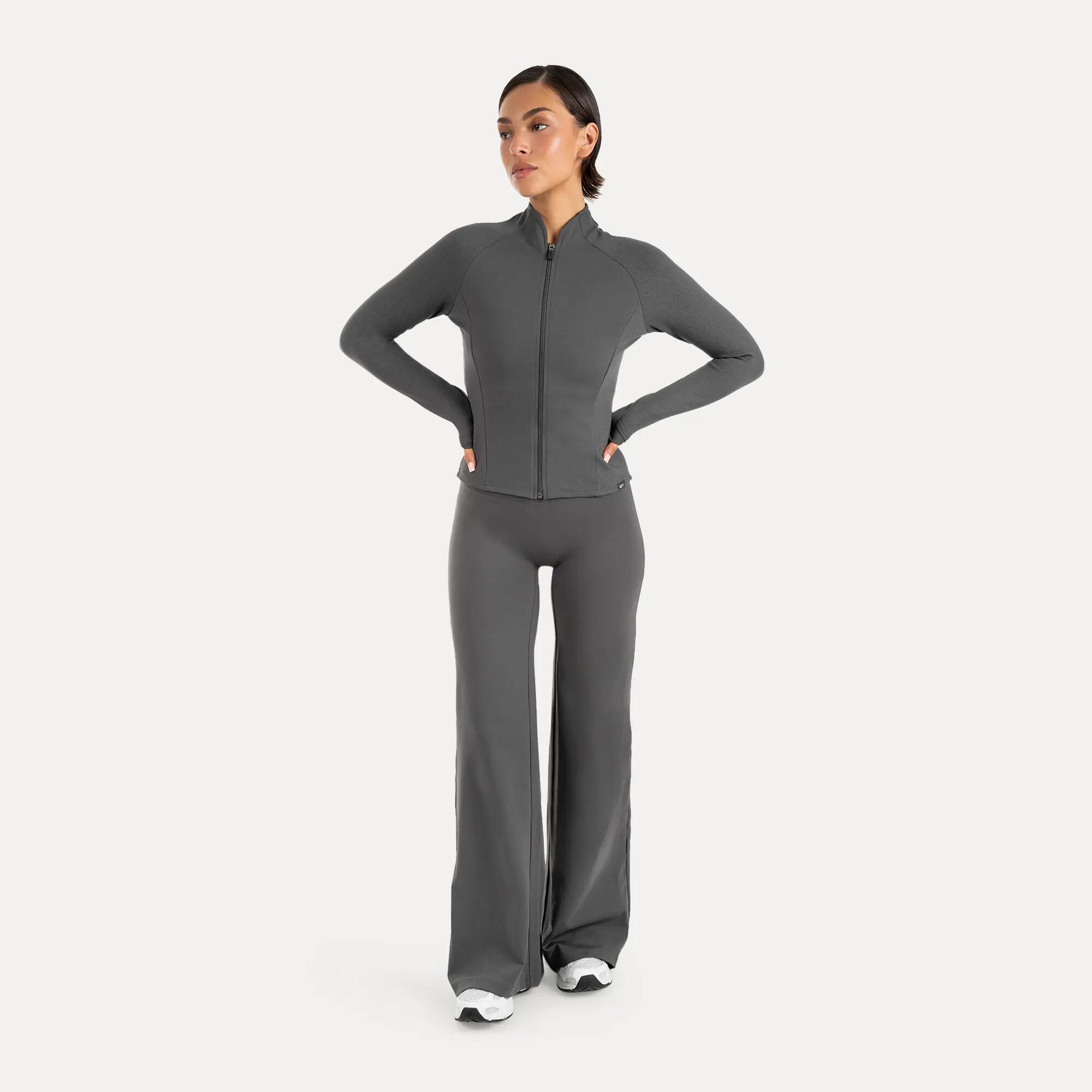 Damen Trainingsjacke Solvea Anthrazit 4/6