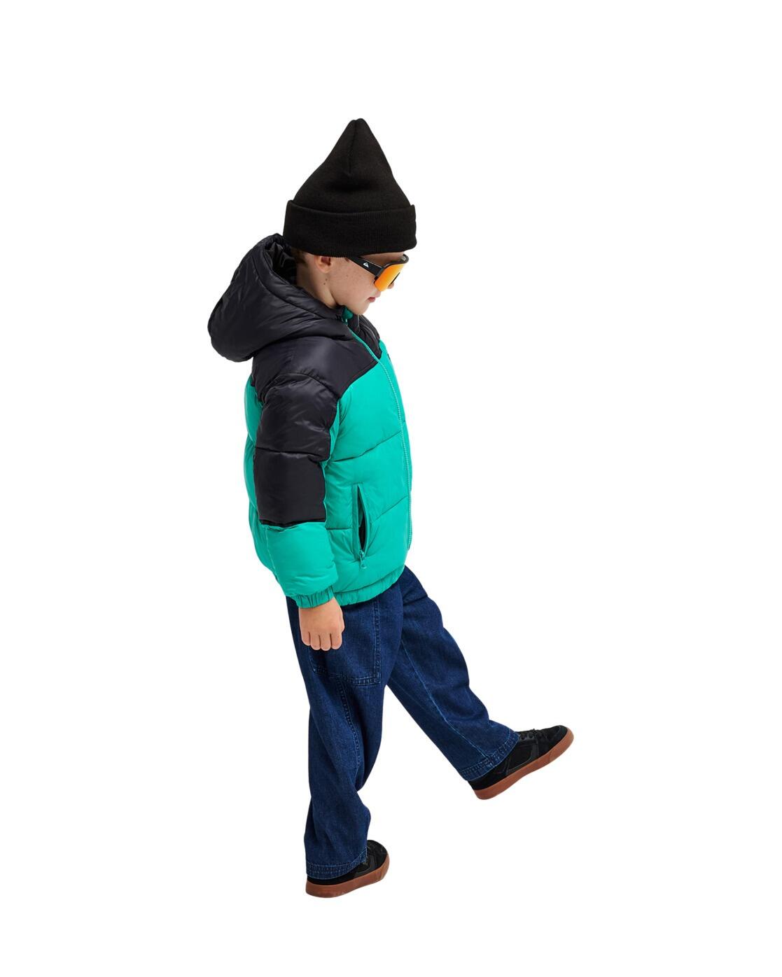 Chaqueta acolchada con capucha COLD DAYS Verde Niño 4/4