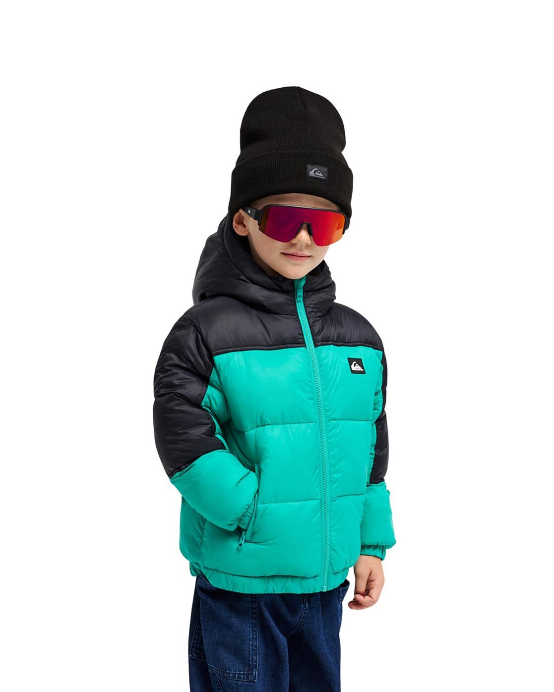 Chaqueta acolchada con capucha COLD DAYS Verde Niño 3/4