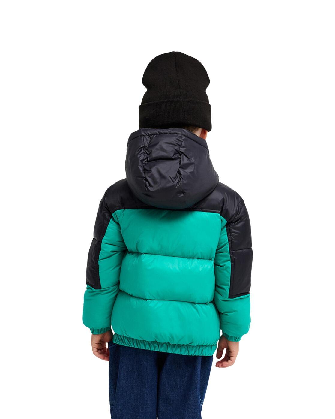 Chaqueta acolchada con capucha COLD DAYS Verde Niño 2/4