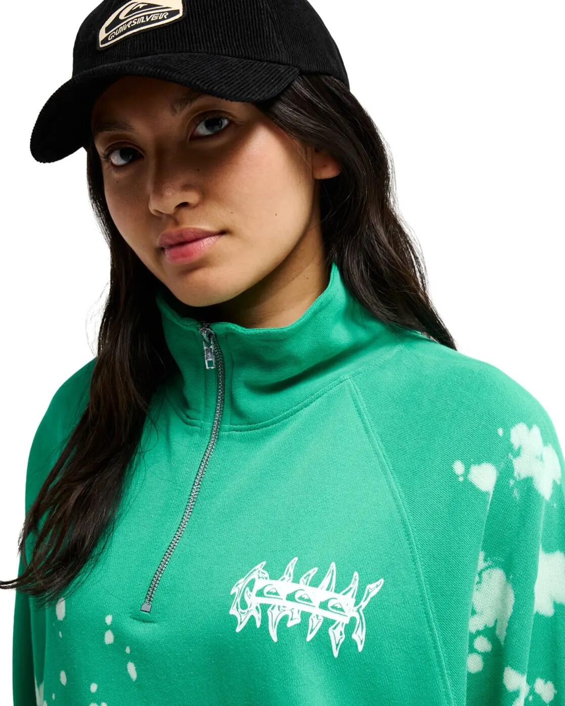 Sweater met 1/4 rits CORONET PEAK Grün Dames 4/4