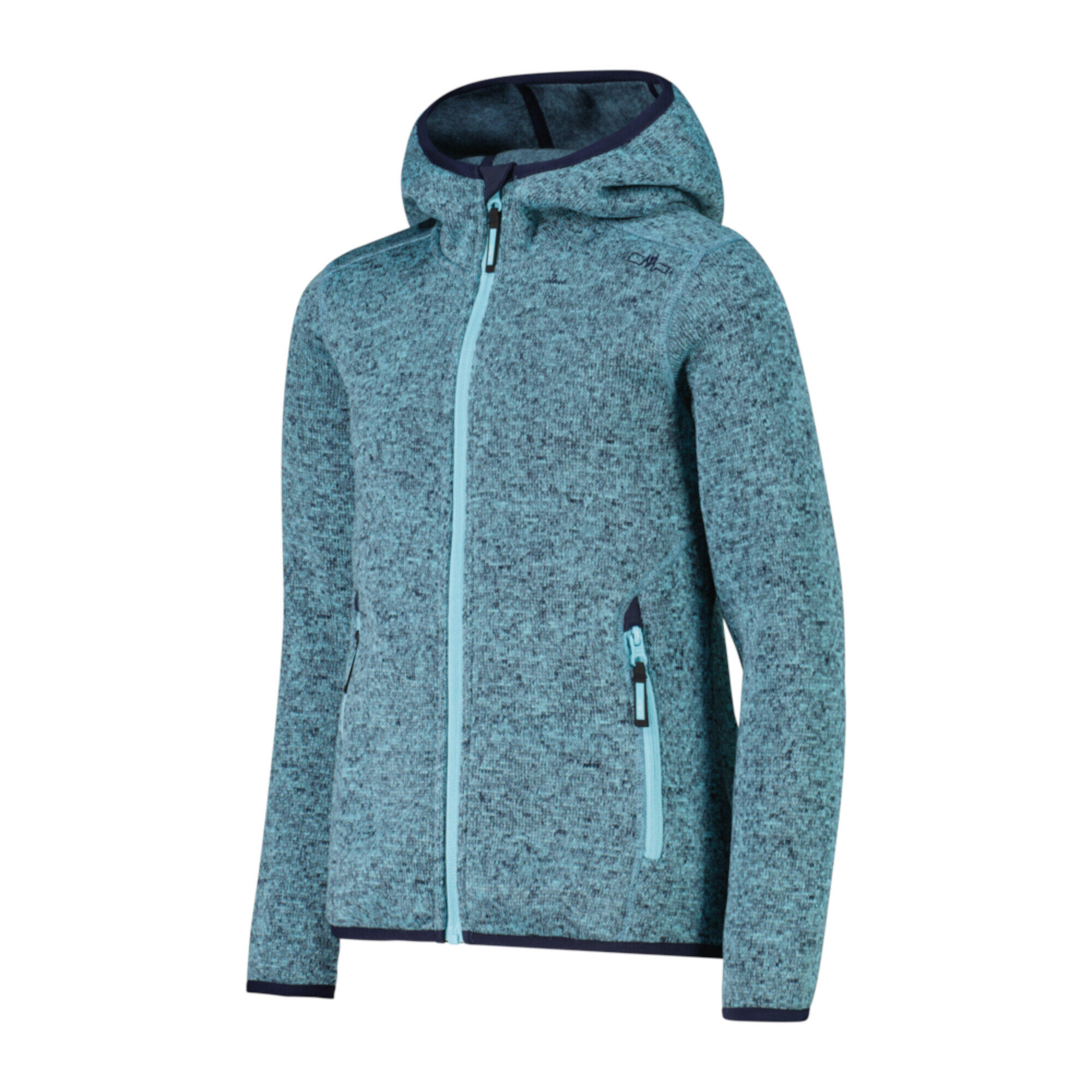 CMP Mädchen Fleece Jacke Fix Hood 3H19825 3/3