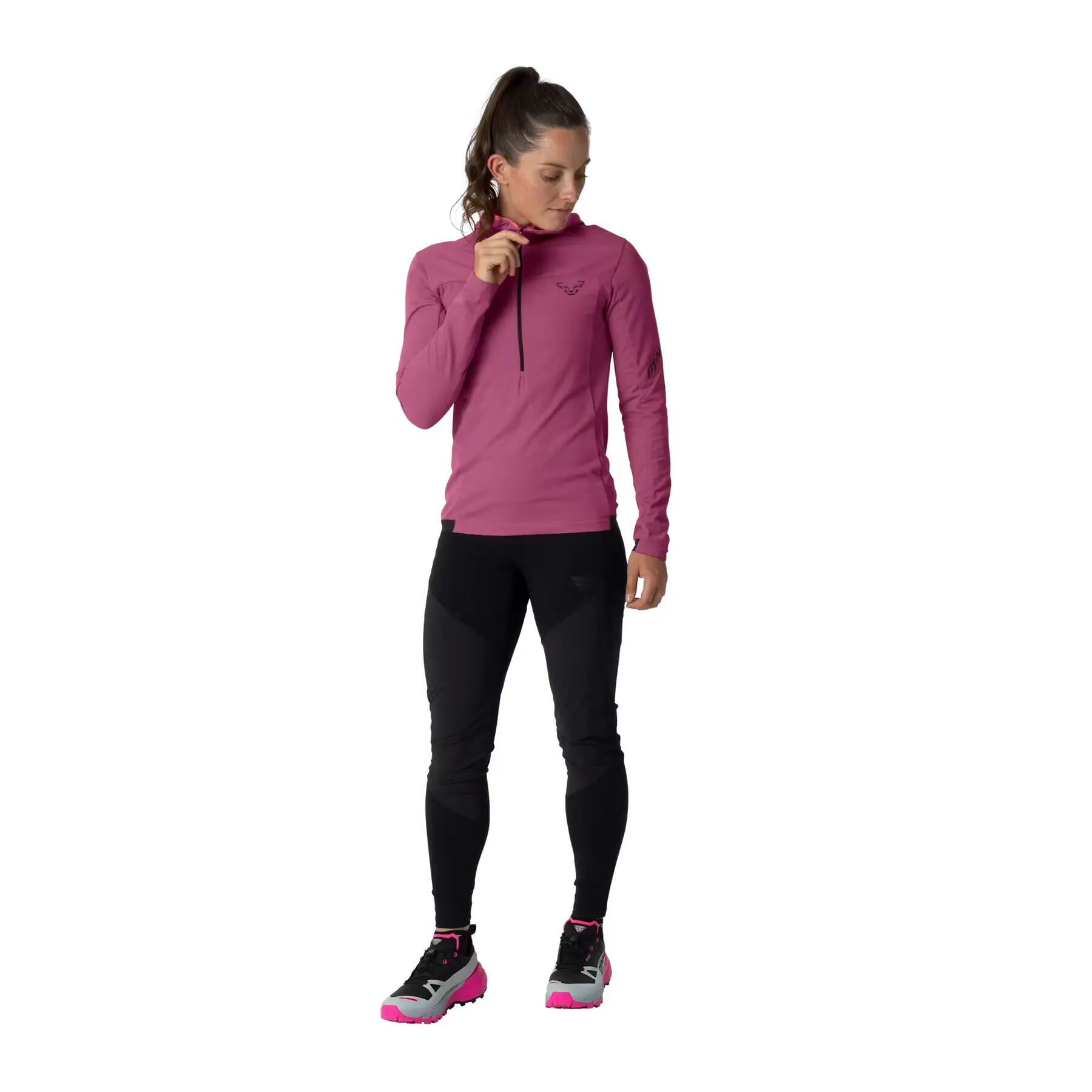 Sweatshirt à capuche 1/2 zip femme Dynafit Traverse Sun 3/3