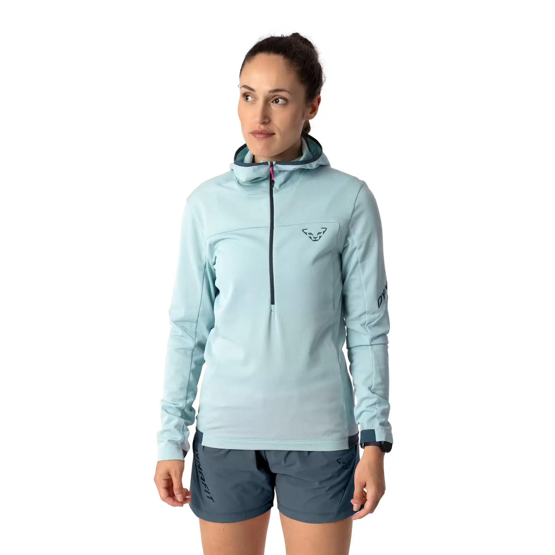 Dames sweatshirt met 1/2 rits en capuchon Dynafit Traverse Sun 2/5