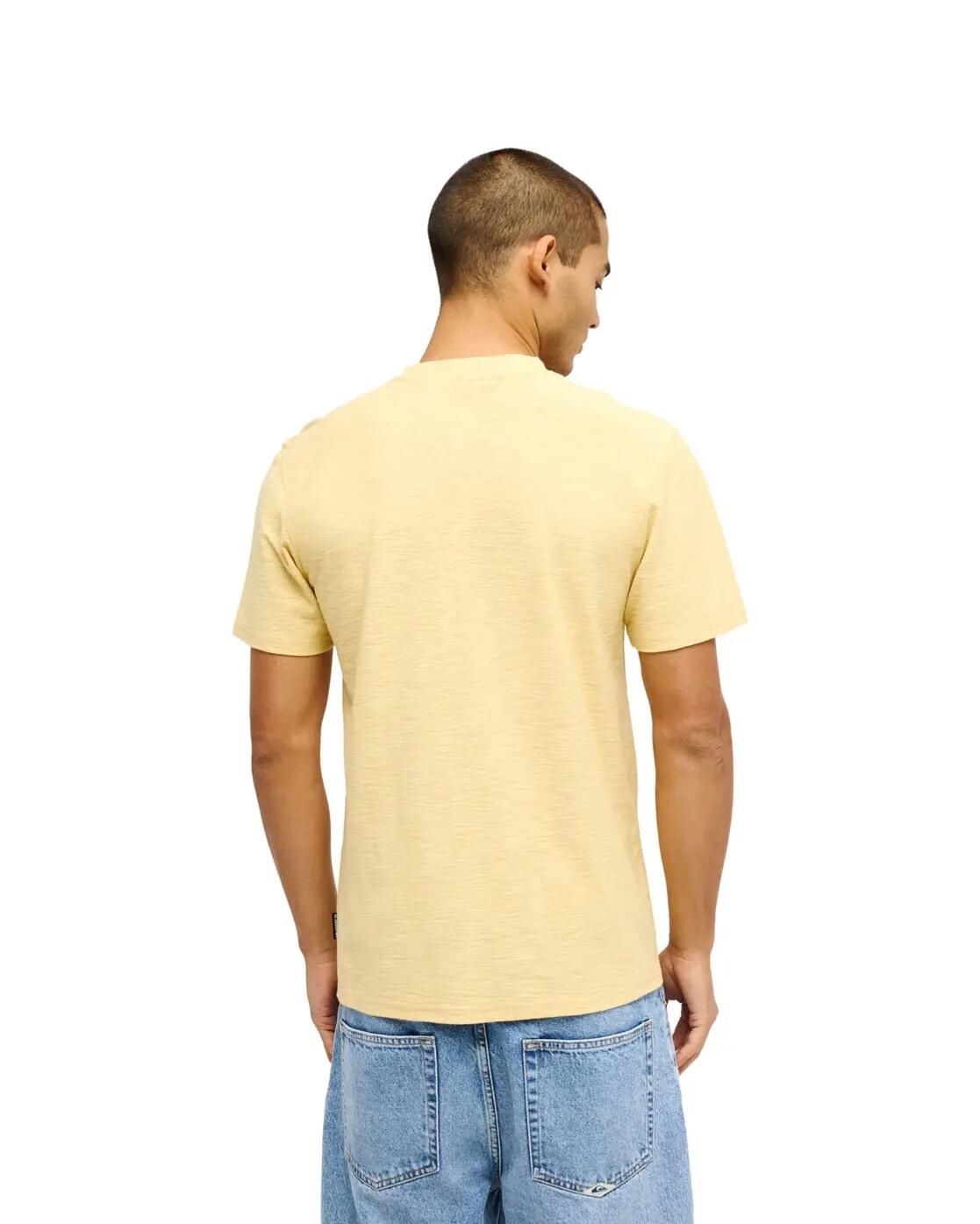 Camiseta de manga corta SLUB ROUNDNECK Amarillo Hombre 2/4