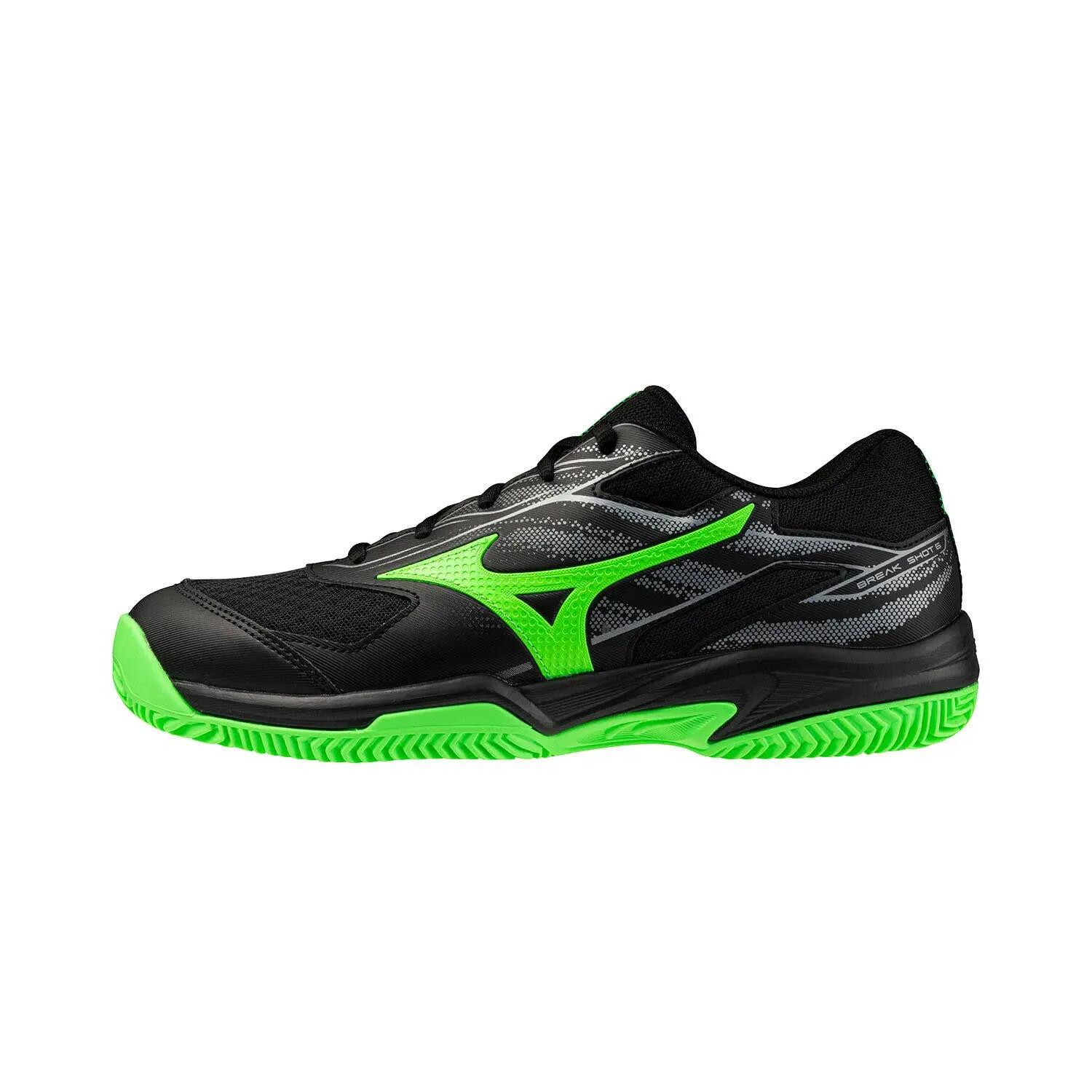 Mizuno Break Shot 5 Clay Court Preto Unissex 61gc2525 2/5