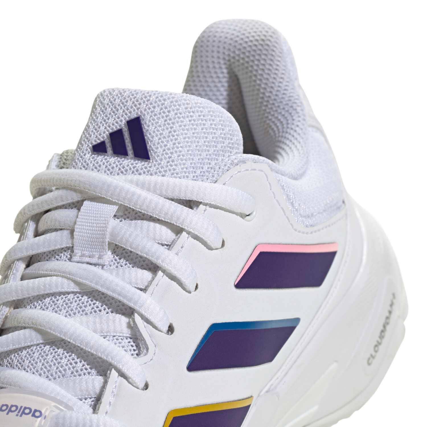 Adidas Courtjam Contrôle 3 Blanc/lilas Femme Ki3626 6/6