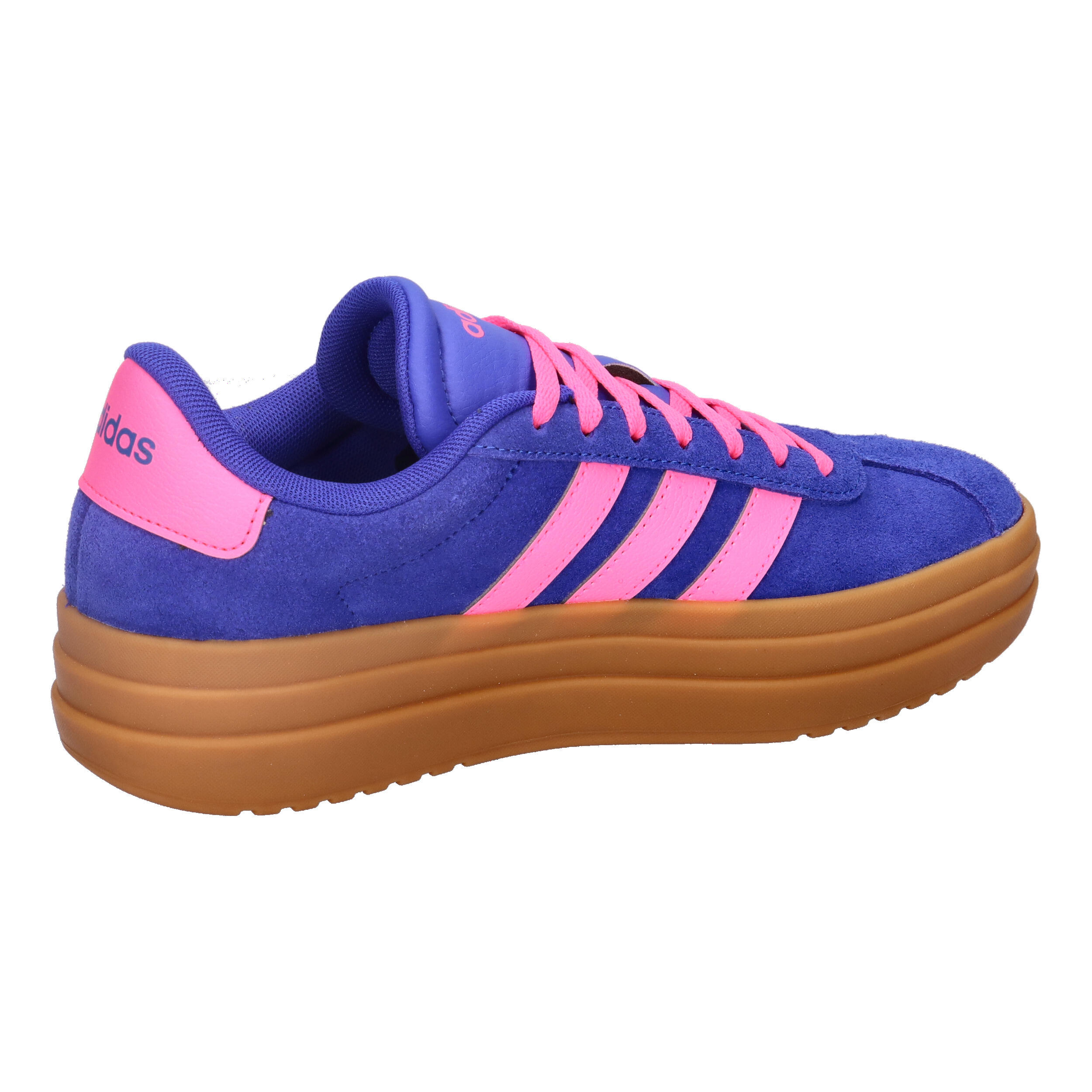 Adidas Damen VL COURT BOLD Plateau Sneaker Frauen Schuh KH9462 Blue/Pink 14/14