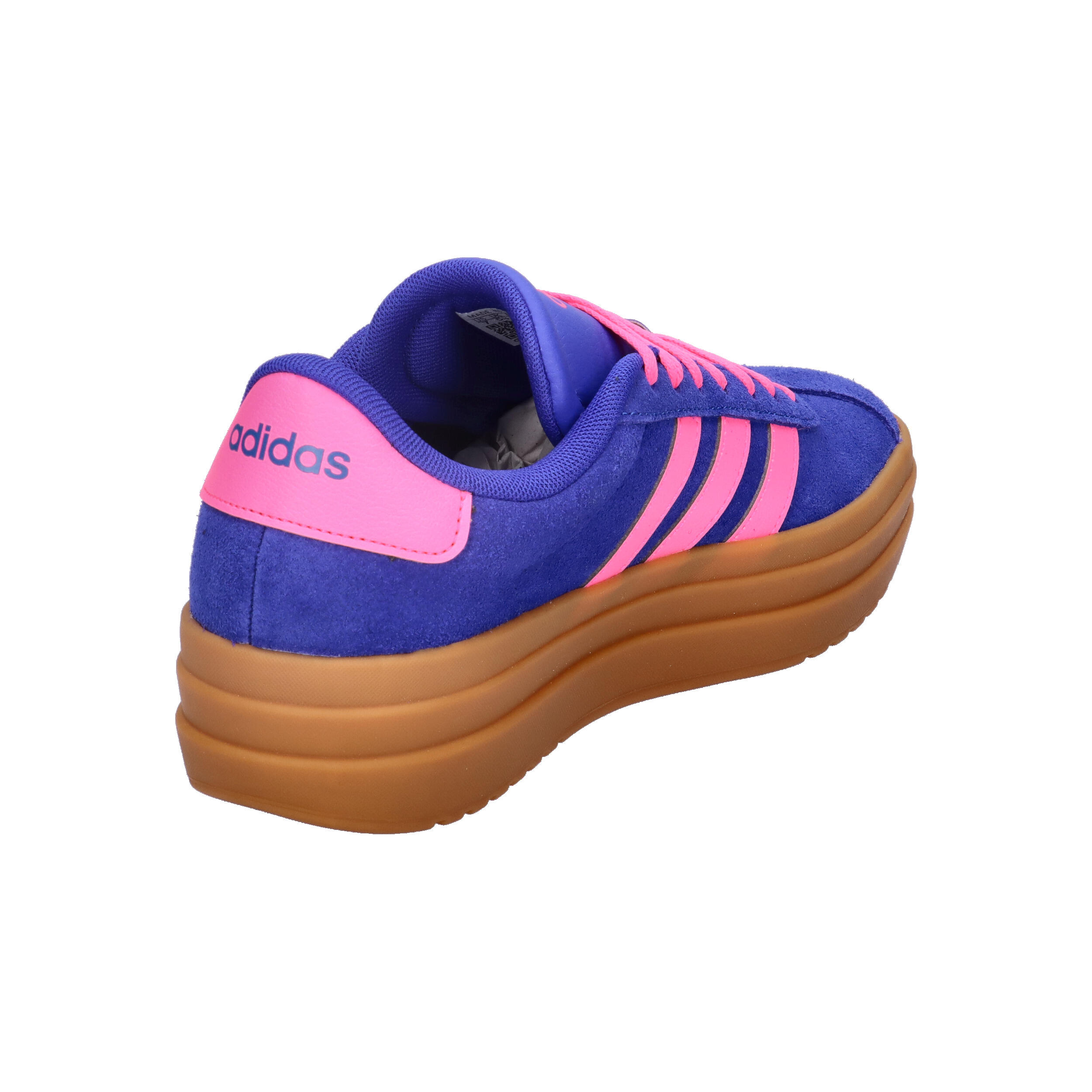Adidas Damen VL COURT BOLD Plateau Sneaker Frauen Schuh KH9462 Blue/Pink 13/14