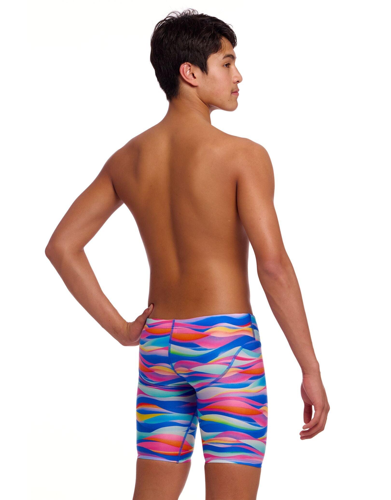 Funky Trunks Jungen Badehose Fast Training Jammers FTS088B 4/6