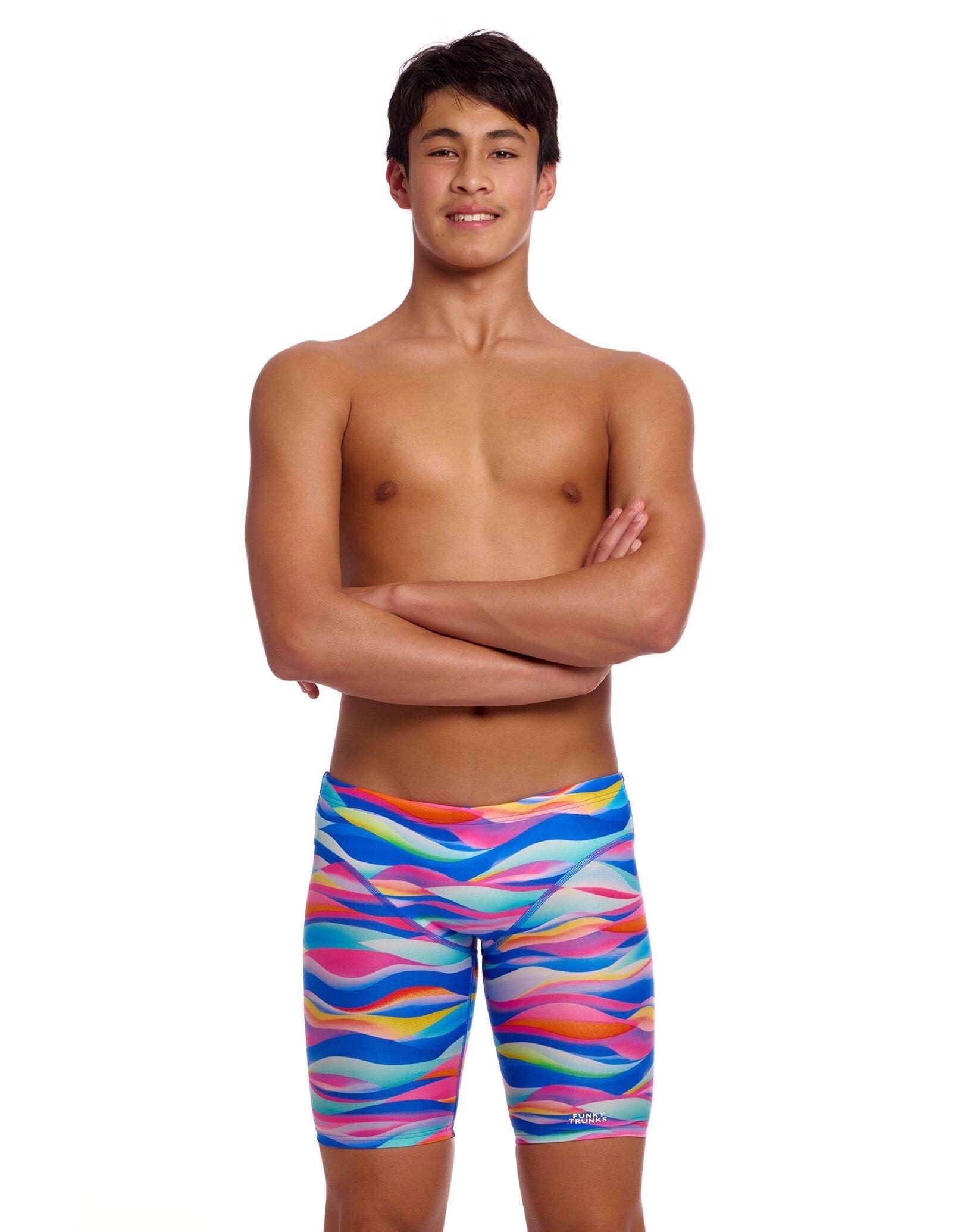 Funky Trunks Jungen Badehose Fast Training Jammers FTS088B 3/6