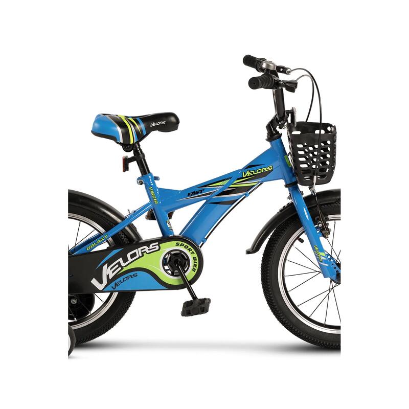 Bicicletă Copii Galaxy, Albastru/Verde