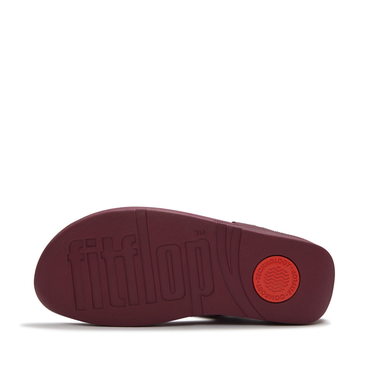 FITFLOP Lulu Bold Crystals teenslippers  DONKERROOD/PAARS 39 4/7