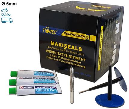 REINHEIMER Reifenreparaturset Maxi-Seal M6 Ø 6 mm, 25 Stk.