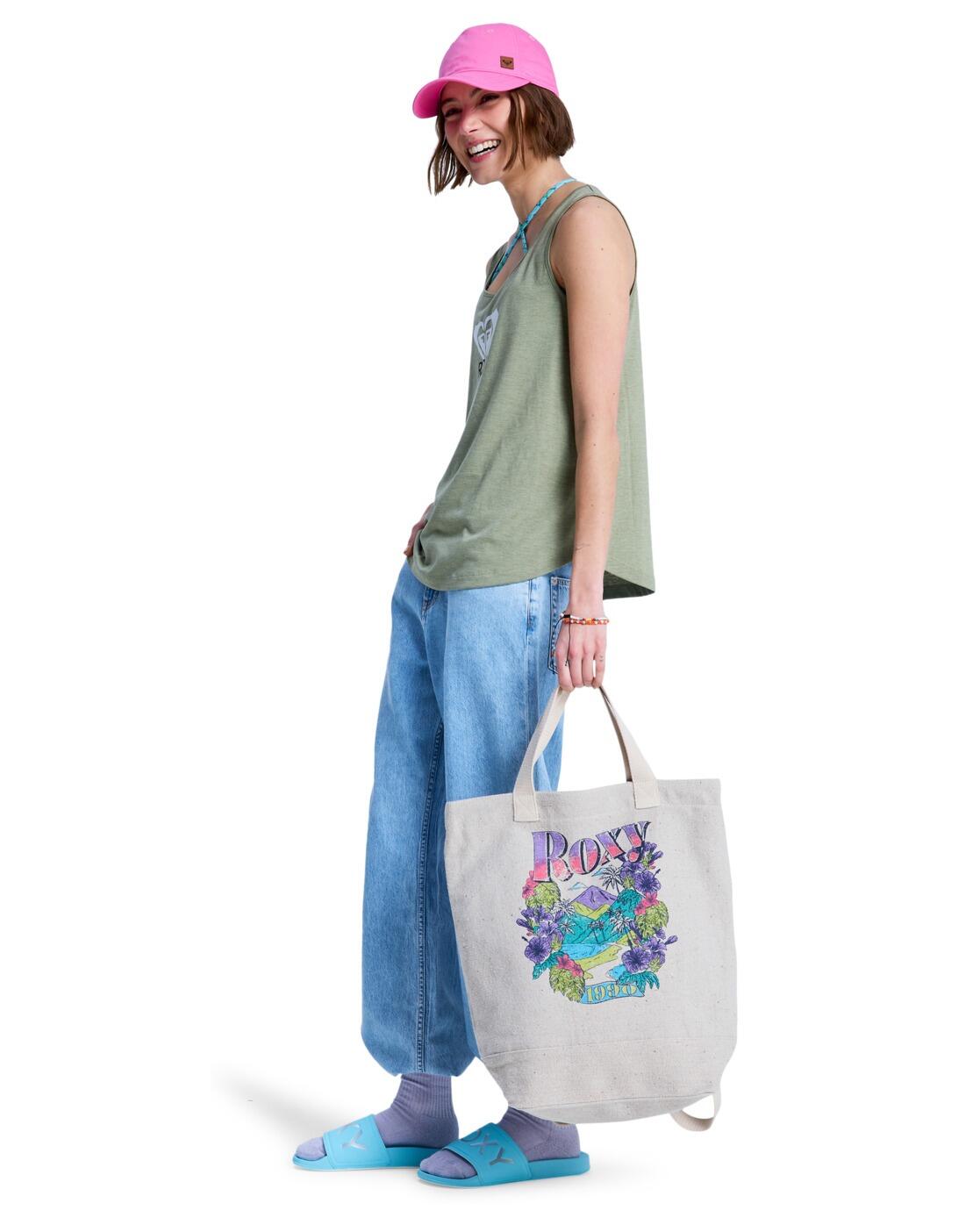 Mochila DRINK THE WAVE Beige Mujer 1/4