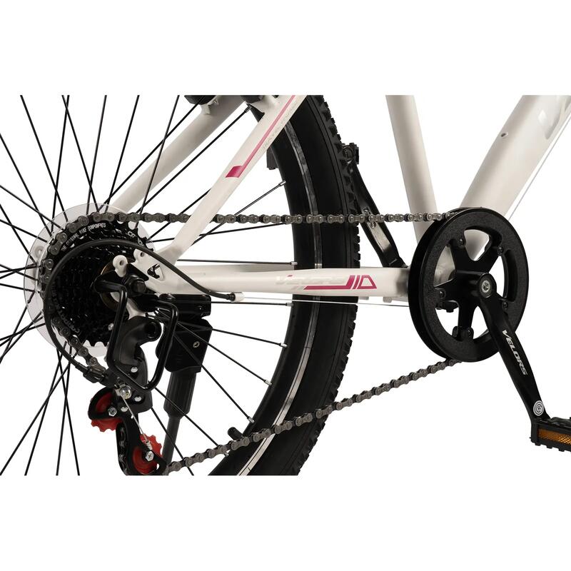 Bicicletă Copii 7v Neptune, Alb/Mov