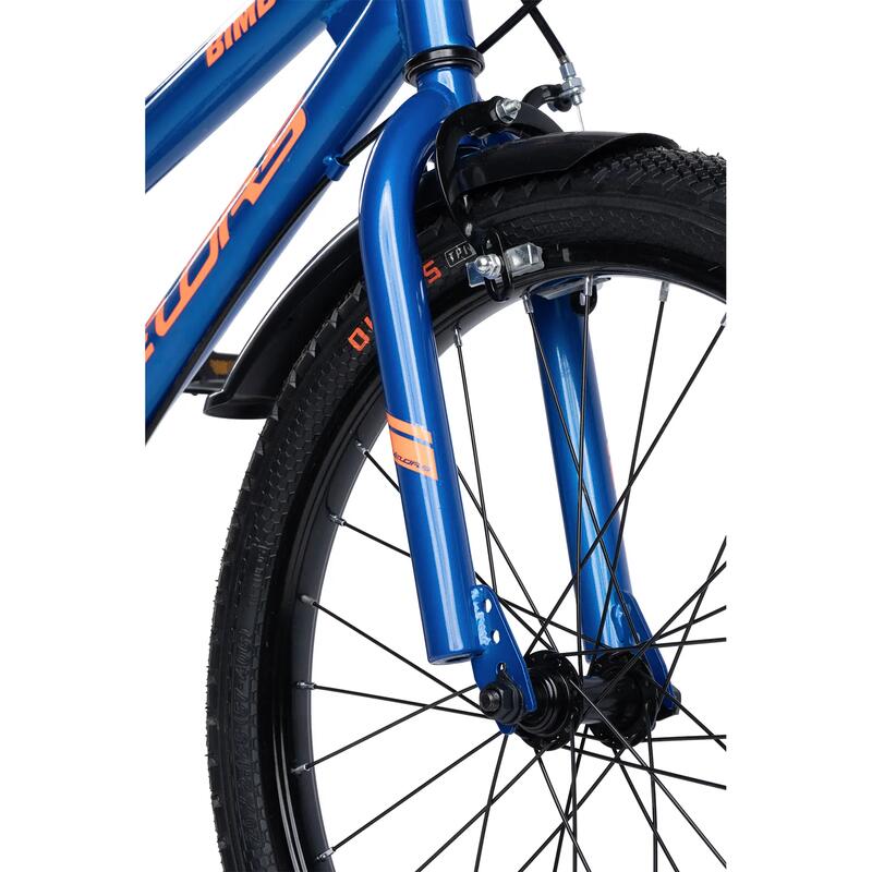 Bicicletă Copii Bimbo, Albastru/Portocaliu