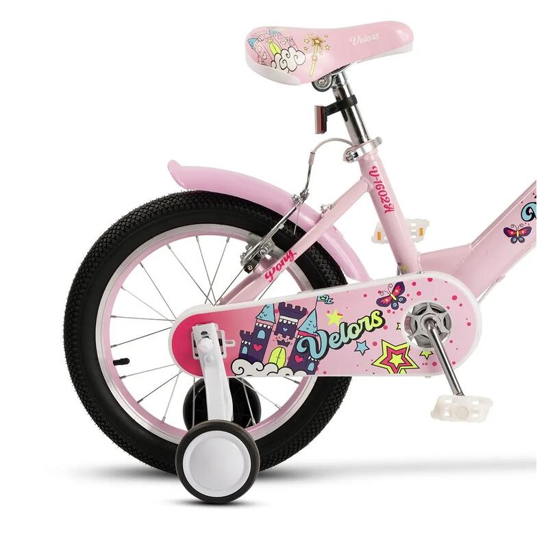 Bicicletă Copii Pony, Roz/Fucsia