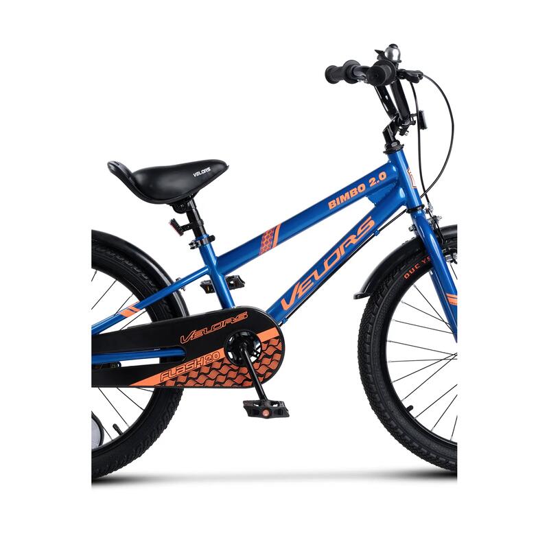 Bicicletă Copii Bimbo, Albastru/Portocaliu