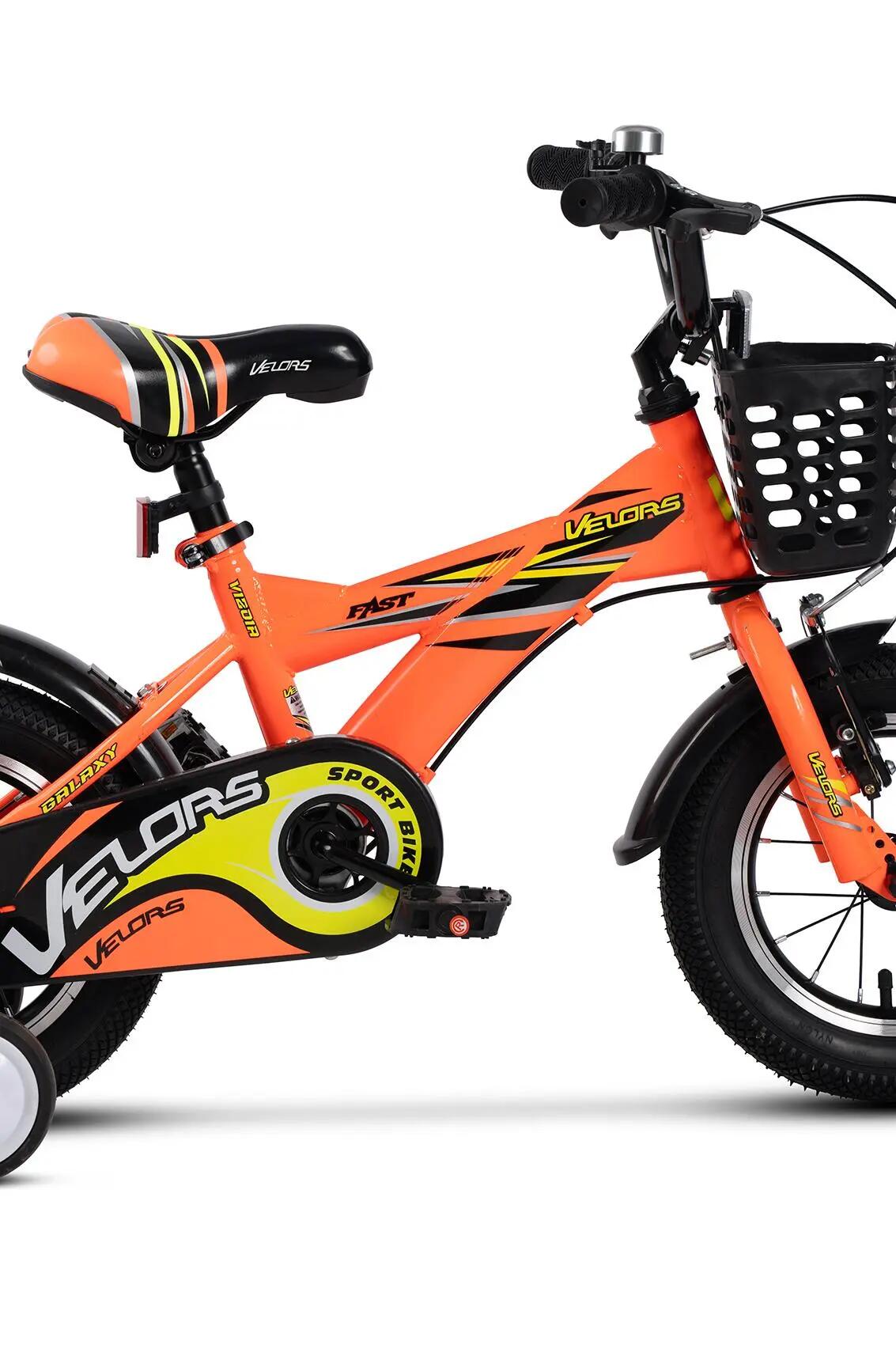 Bicicletă Copii Galaxy, Portocaliu/Verde 4/7