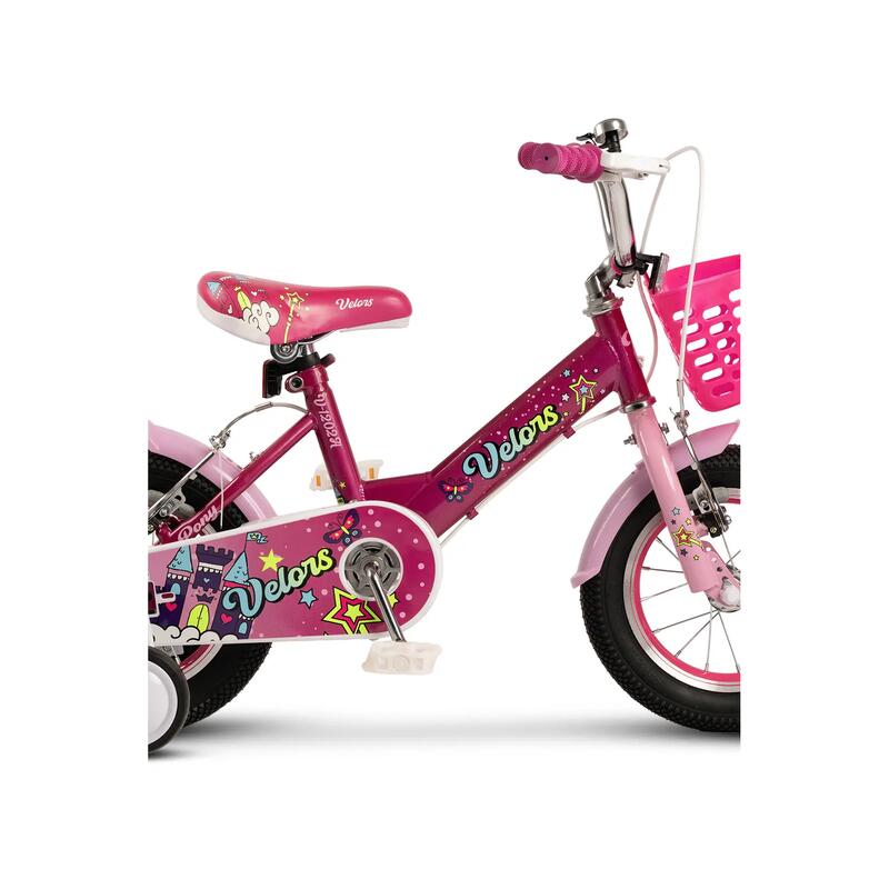 Bicicletă Copii Pony, Fucsia/Roz