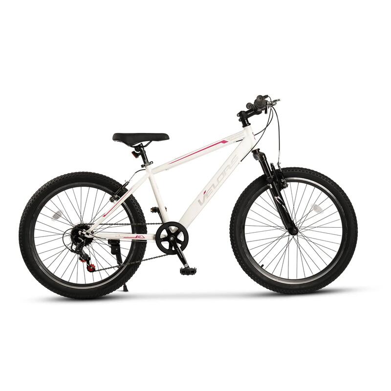 Bicicletă Copii 7v Neptune, Alb/Mov