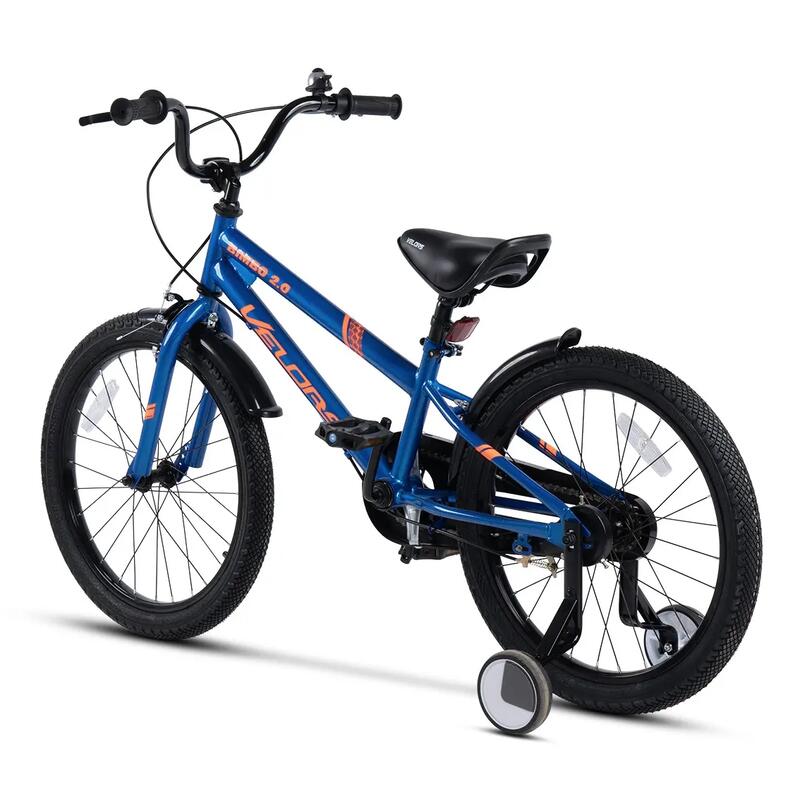 Bicicletă Copii Bimbo, Albastru/Portocaliu