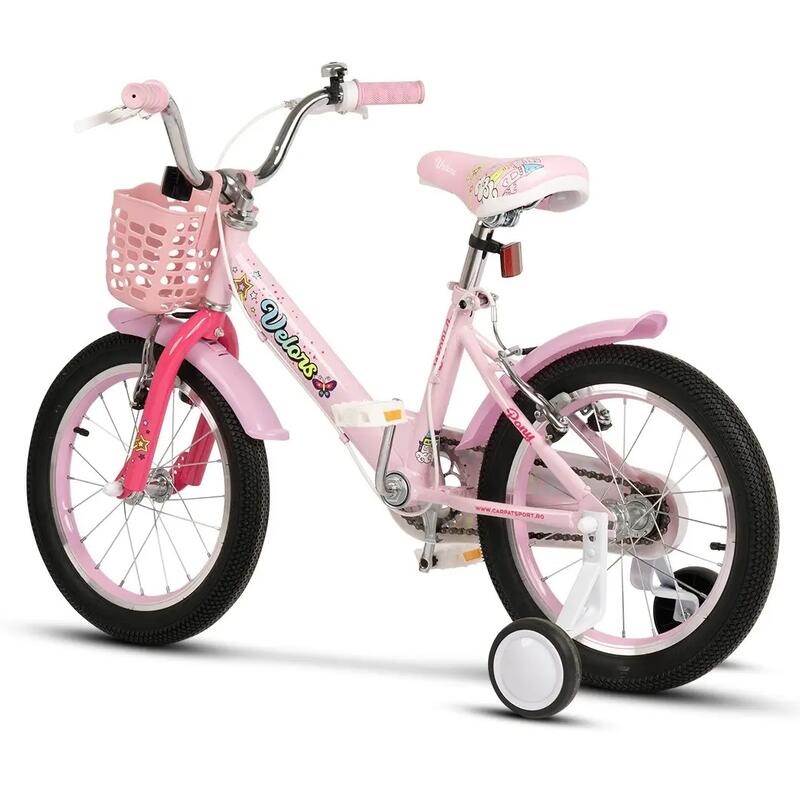 Bicicletă Copii Pony, Roz/Fucsia