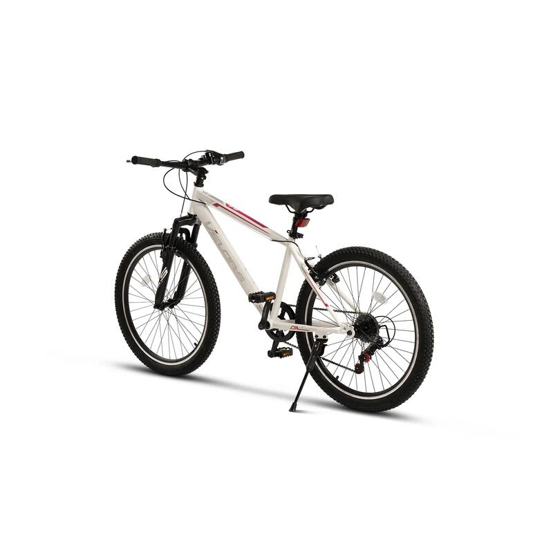 Bicicletă Copii 7v Neptune, Alb/Mov