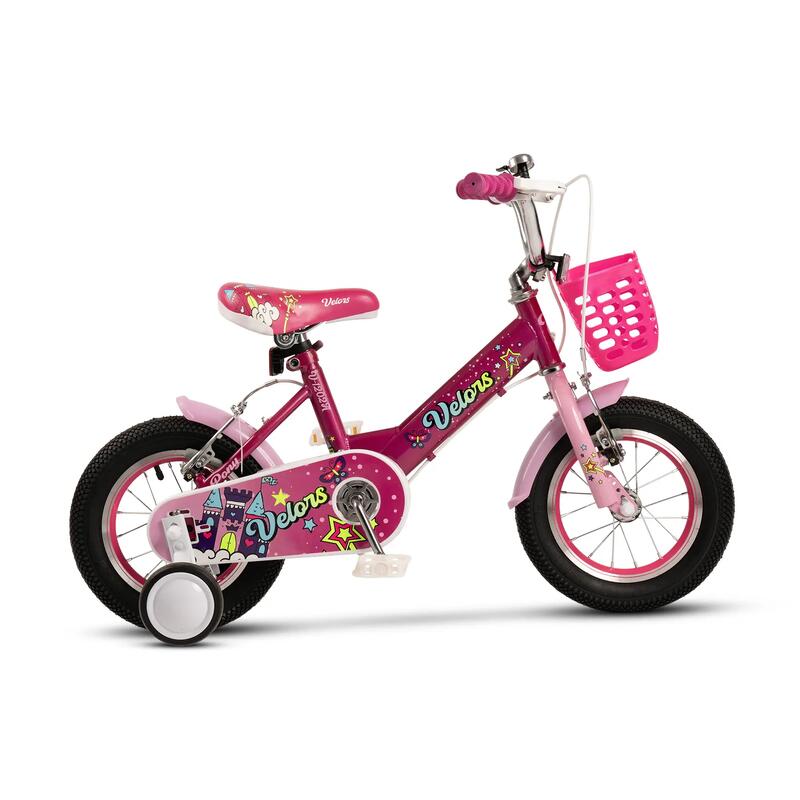 Bicicletă Copii Pony, Fucsia/Roz