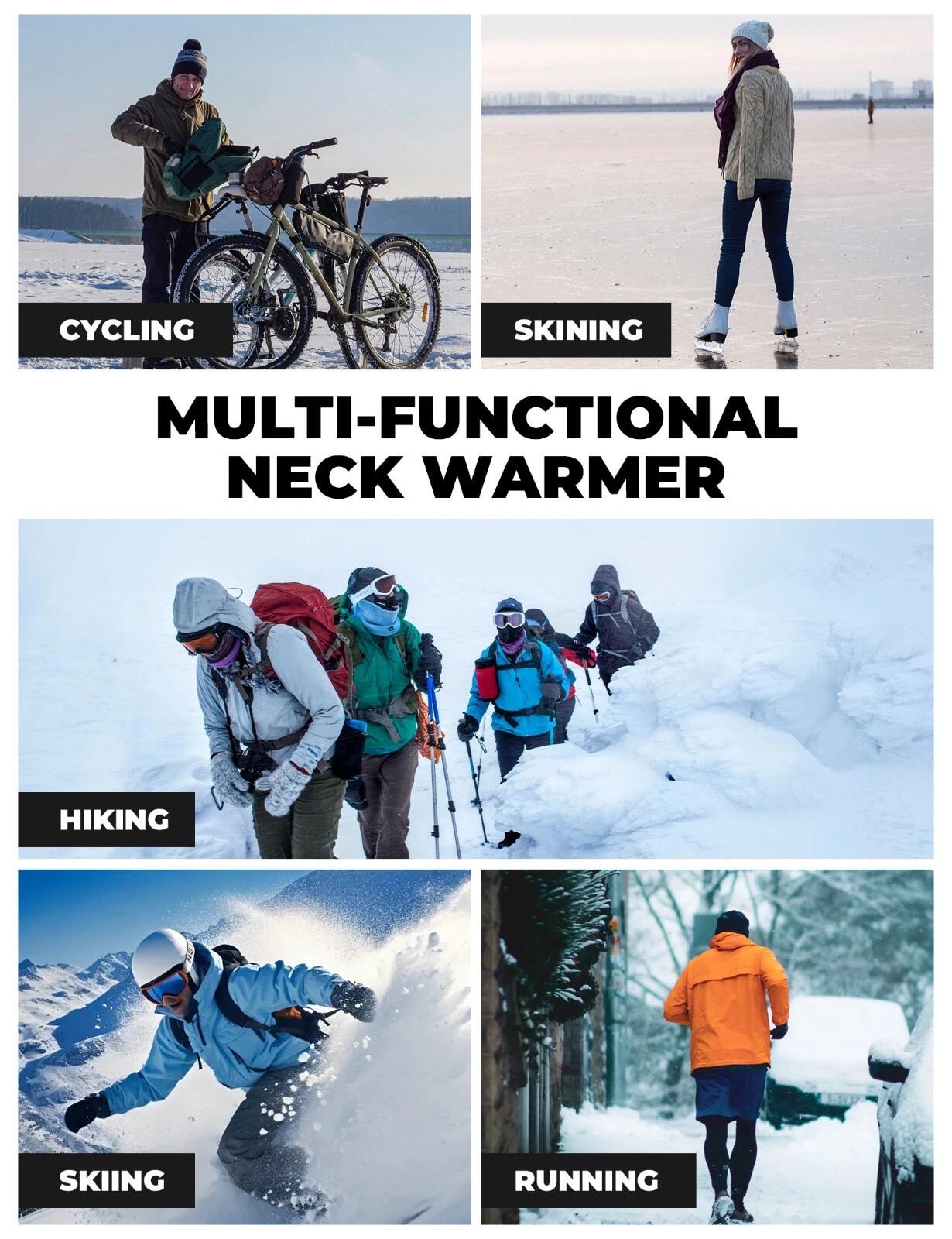 ROCKBROS Halbe Sturmhaube Multifunktionstuch Wintersport 7/7