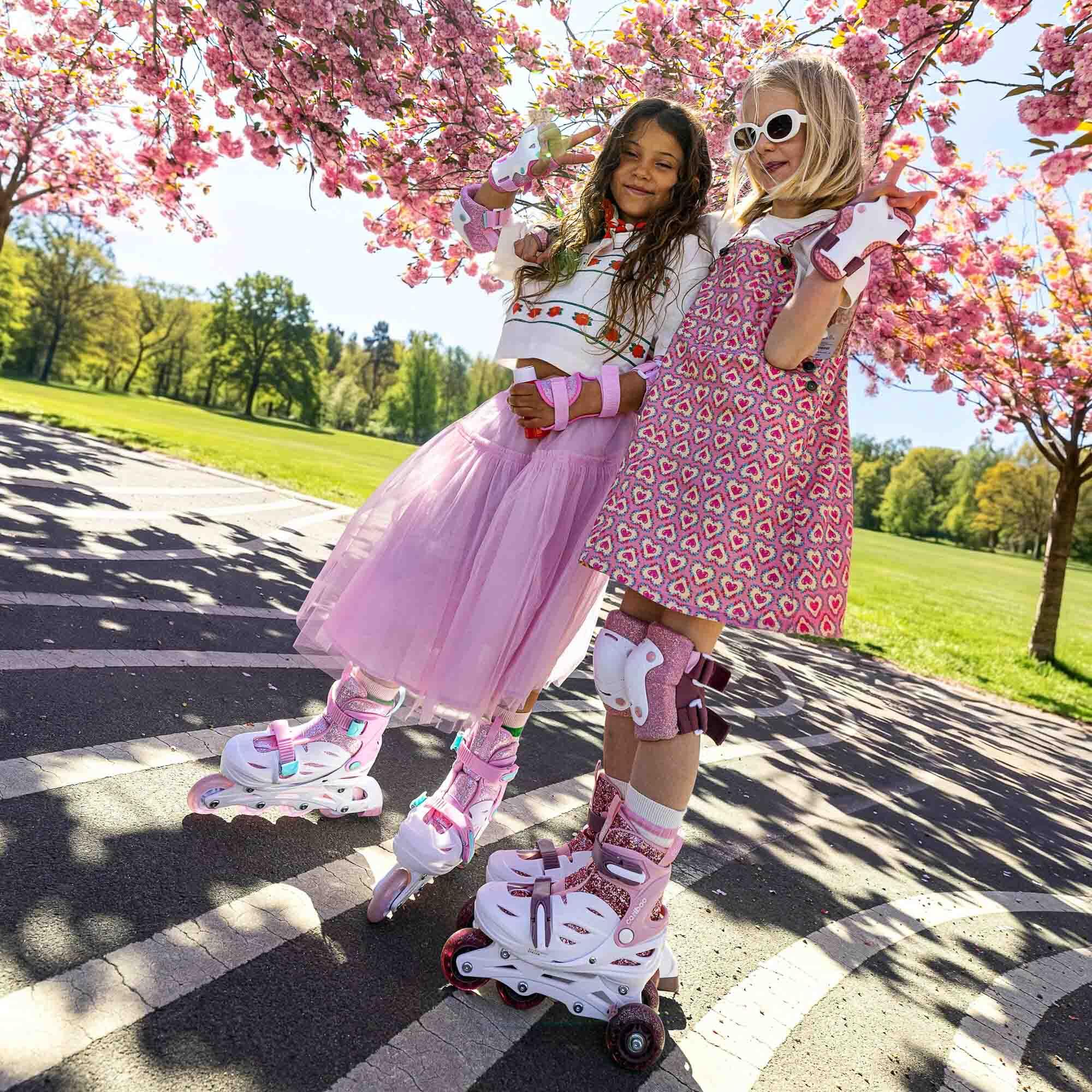 Cariboo Ballerina 3-in-1 Rolschaatsen en inline skates met LED-wielen 6/11