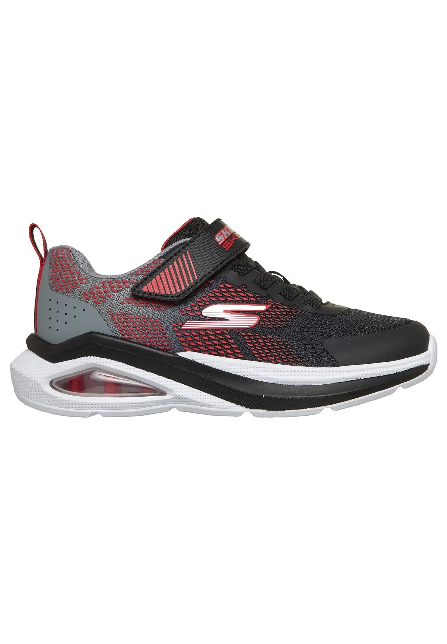 Skechers Kinder Microspec Max Velocity Sneaker 404110L BKRD Black Red 4/5