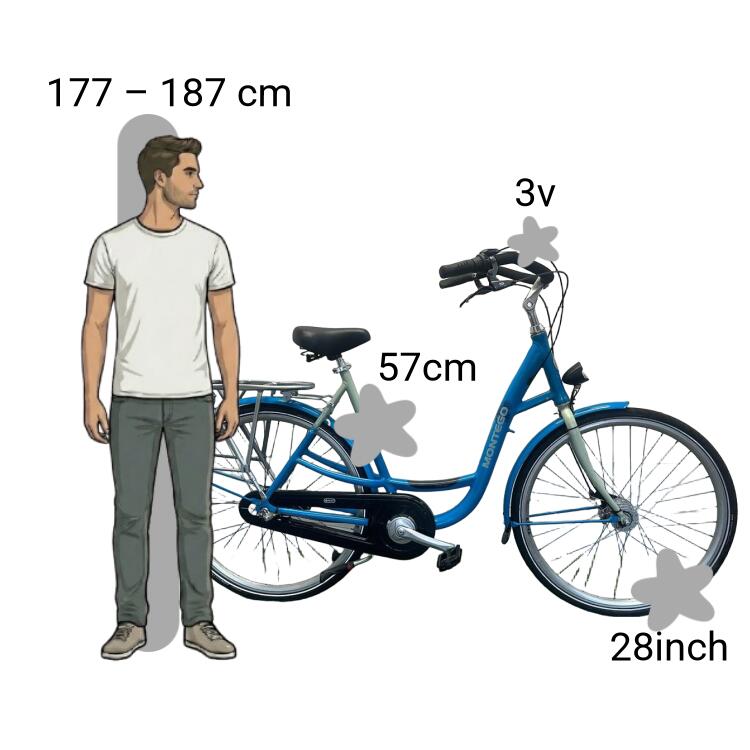 Bicicletta usata Montego Moederfiets 2/4
