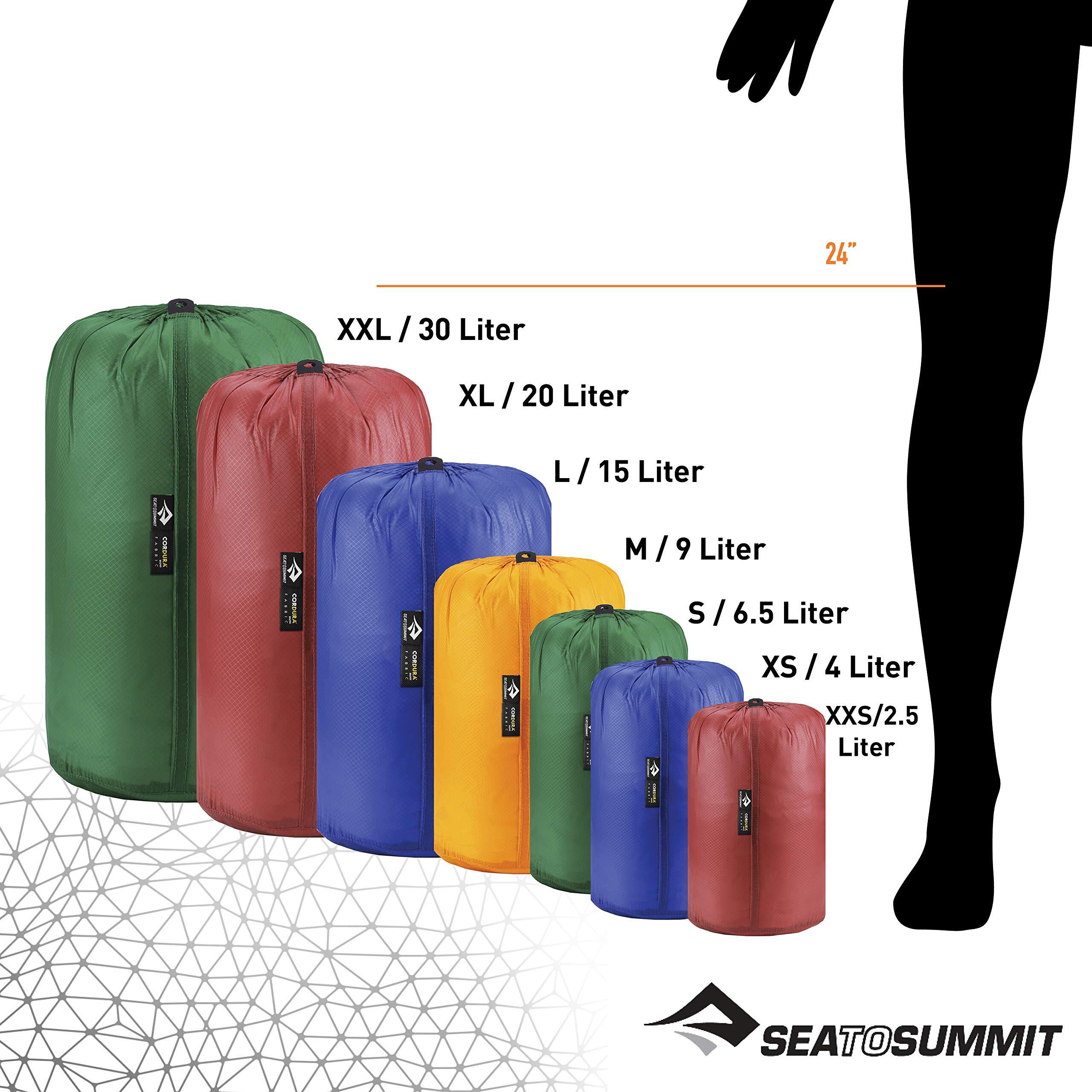 SEATO SUMMIT Bolsa de almacenaje Ultra-SilTM Stuff Sack L Verde 3/6
