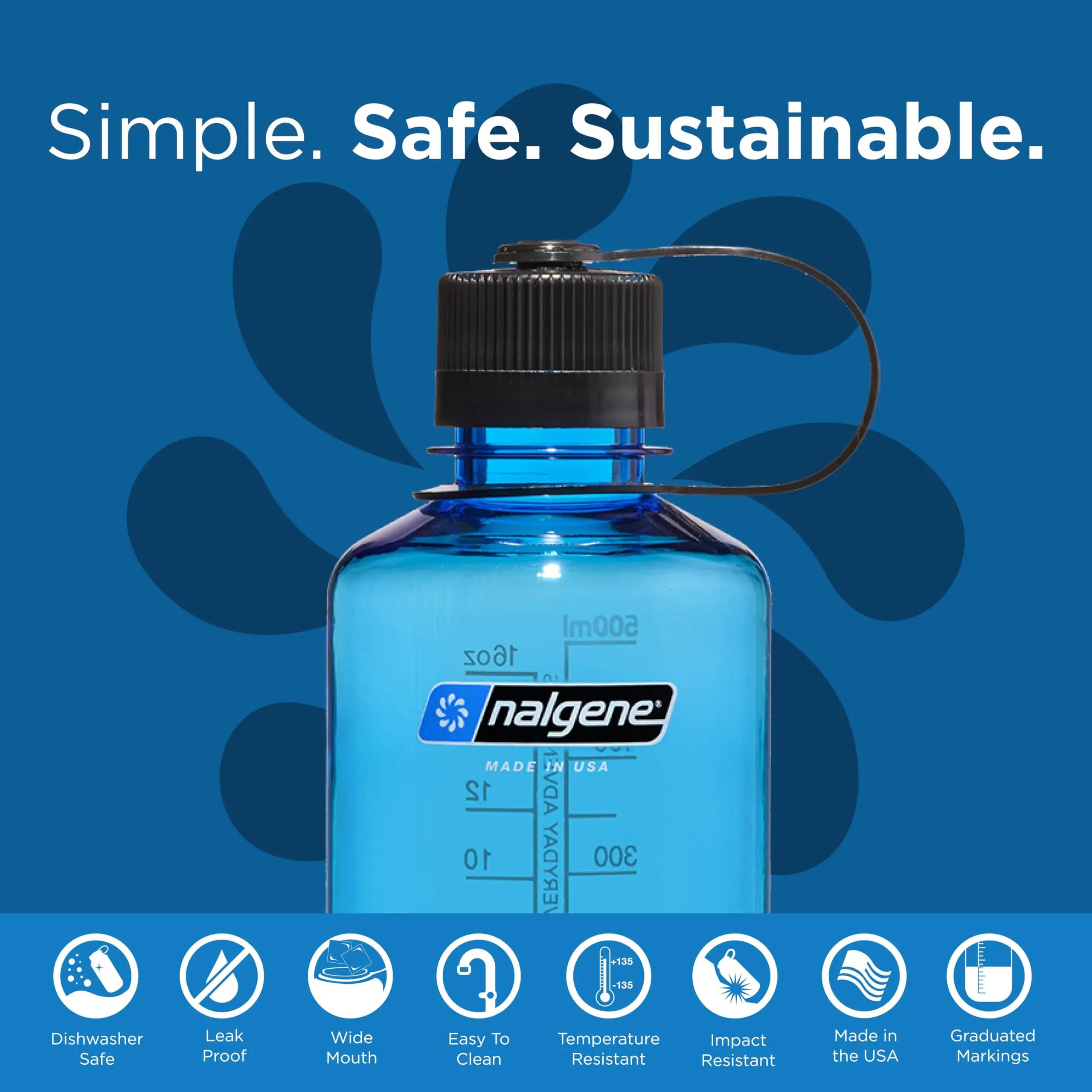 Nalgene Narrow-Mouth 500ml Garrafa de Água 2/8