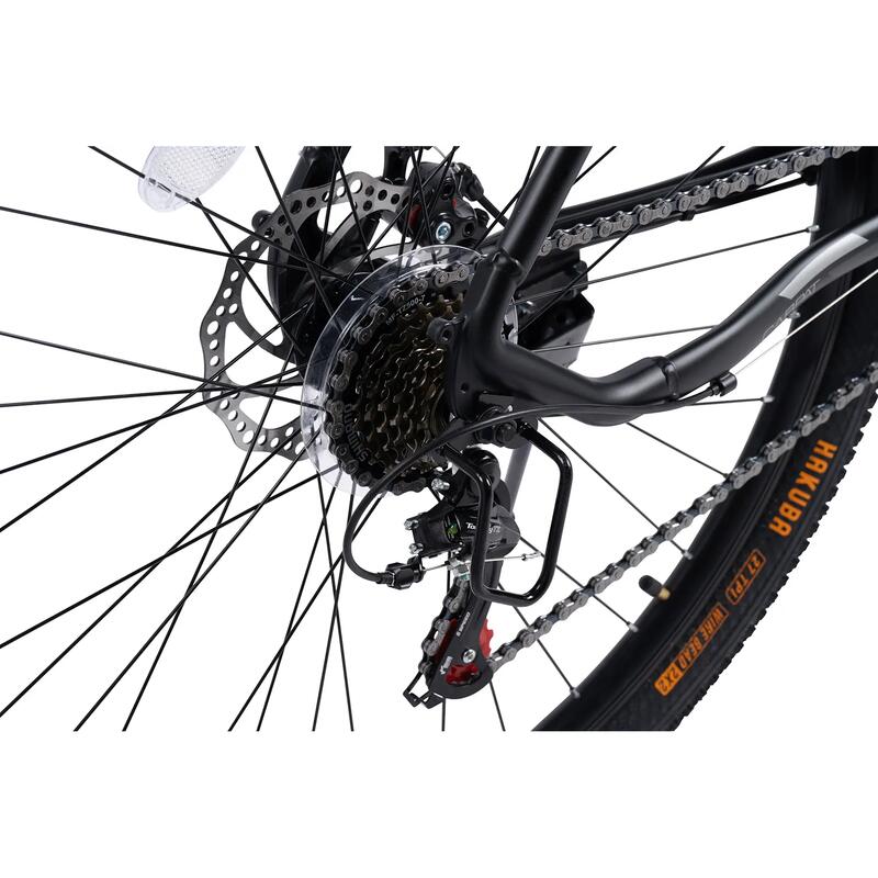 Bicicletă MTB semi-rigidă Invictus 21v Negru/Gri