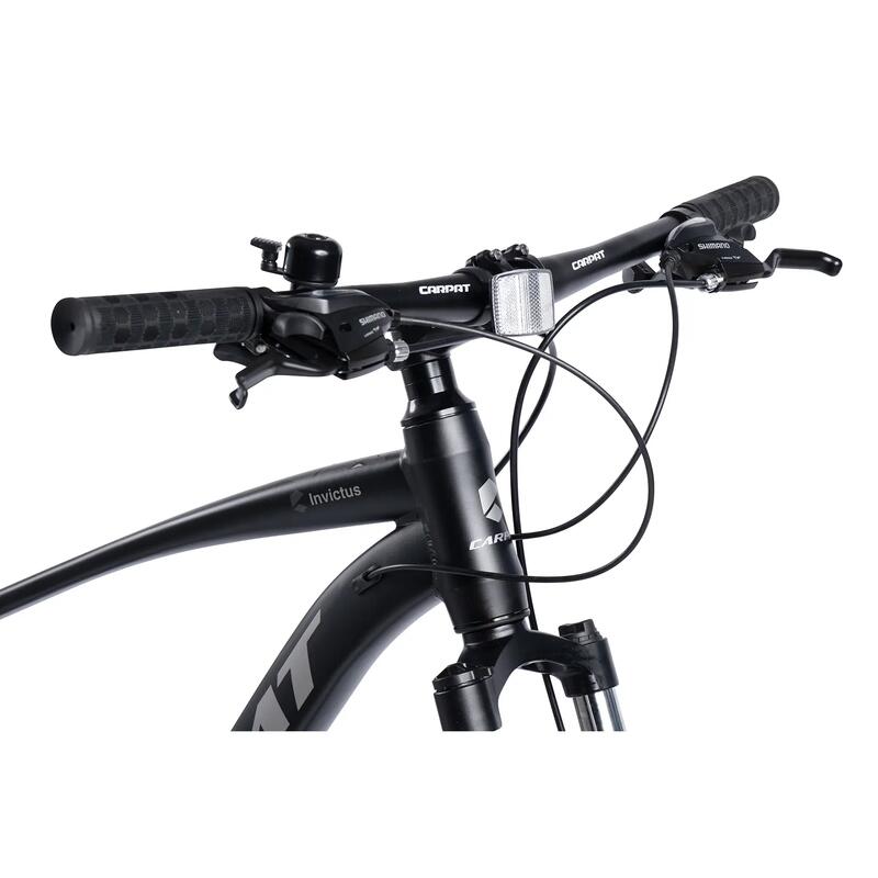 Bicicletă MTB semi-rigidă Invictus 21v Negru/Gri
