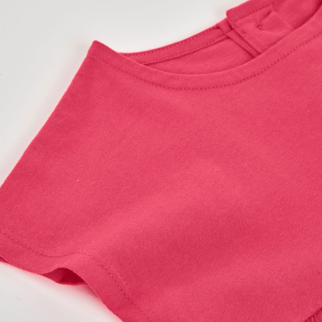 Camiseta niña algodón de fresa 3/4